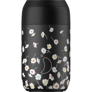 Chilly's Series2 Ανοξείδωτο Ισοθερμικό Ποτήρι Καφέ Liberty Brighton Jive Abyss Black 340ml