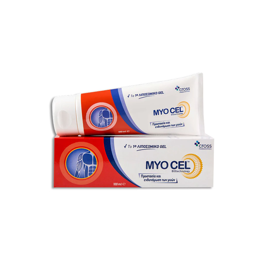 myo CROSS PHARMACEUTICALS - Myo Cel Λιποσωμικό Gel Για Προστασία & Ενδυνάμωση Των Μυών | 100ml - Image 1