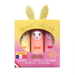 PINEAPPLE -VANILLA COCO-STRAWBERRY LIP BALM SET 10.5G INUWET