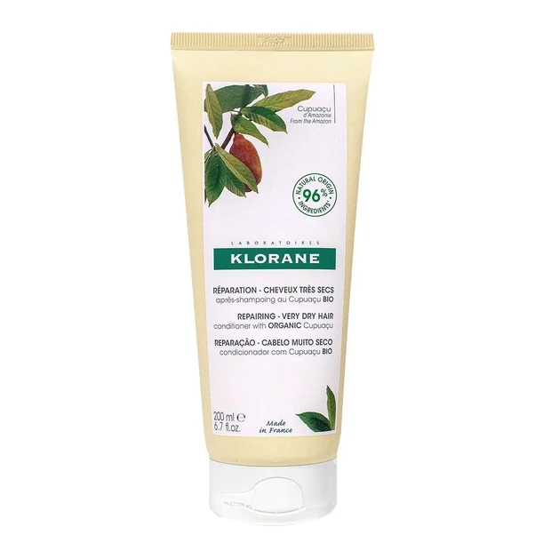 20000 Klorane ΒΙΟ Cupuacu Nourishing & Repairing Conditioner Μαλακτική Κρέμα Θρέψης & Επανόρθωσης για Ξηρά & Κατεστραμμένα Μαλλιά Χωρίς Θειικά Άλατα, 200ml - Image 1