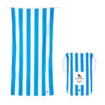 Dock & Bay: Πετσέτα θαλάσσης Quickdry Cabana - Bondi Blue Microfiber (Μικροϊνες)-Large - 160x80cm