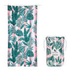 Dock & Bay: Πετσέτα θαλάσσης Quickdry Botanical - Banana Leaf Bliss Microfiber (Μικροϊνες)-Large - 160x90cm