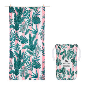 Dock & Bay: Πετσέτα θαλάσσης Quickdry Botanical - Banana Leaf Bliss Microfiber (Μικροϊνες)-Large - 160x90cm