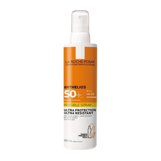 fdfd La Roche Posay Anthelios Invisible Spay Shaka SPF50+ Αόρατο Αντηλιακό Spray με Πολύ Υψηλή Προστασία, 200ml - Image 1