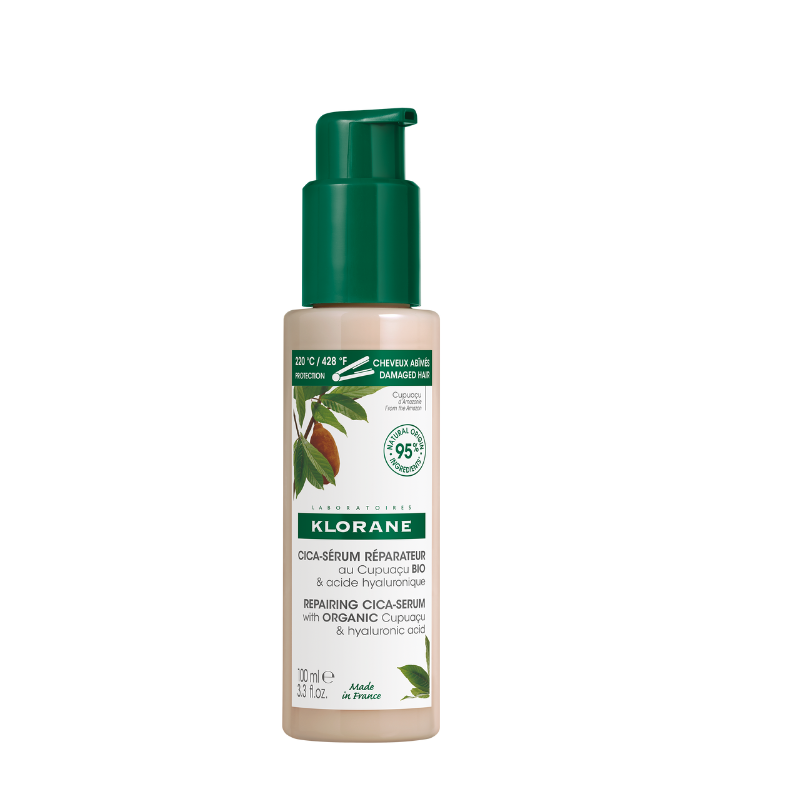 23323 Klorane Cica -Serum BIO Ορός Προστασίας & Επανόρθωσης για Ξηρά-Κατεστραμμένα Μαλλιά με Βούτυρο Cupuacu, 100ml - Image 1