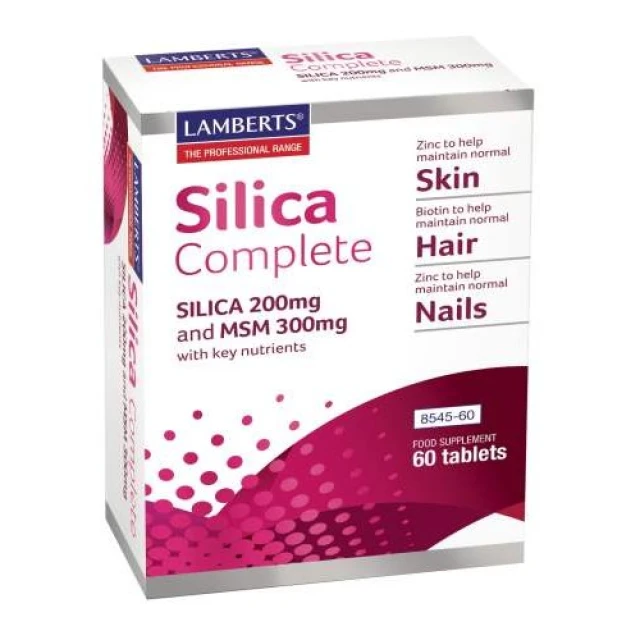 sili Lamberts Silica Complete Ειδική Φόρμουλα για την Υγεία του Δέρματος, των Μαλλιών & των Νυχιών, 60 tabs - Image 1
