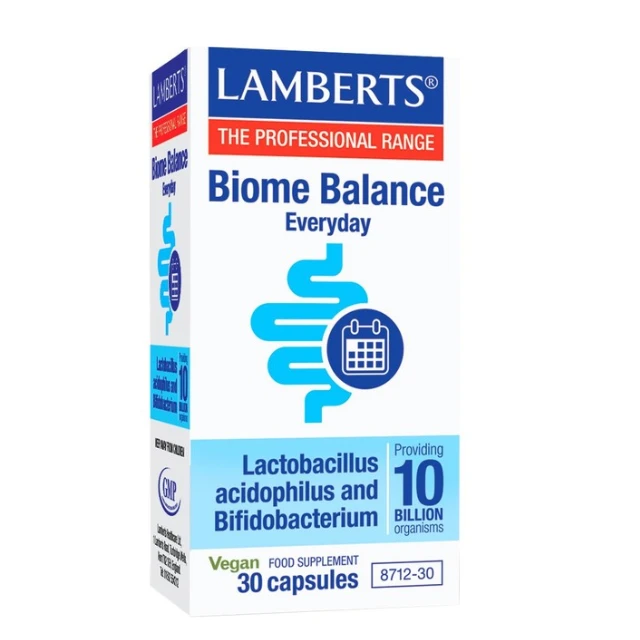 1 Lamberts Biome Balance Everyday (Acidophilus Extra 10) Προβιοτικά 30 Κάψουλες - Image 1