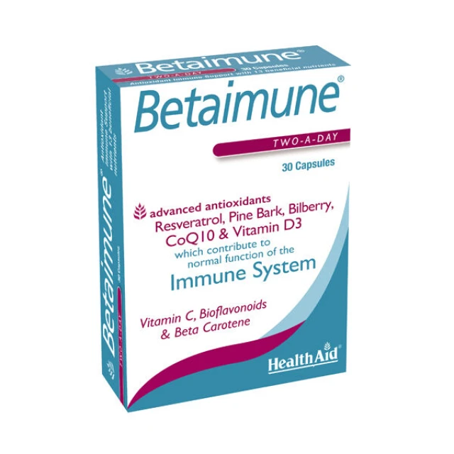 666 Health Aid Betaimune Two-a-Day Ενίσχυση & Προστασία του Ανοσοποιητικού με Αντιοξειδωτική Δράση, 30caps - Image 1