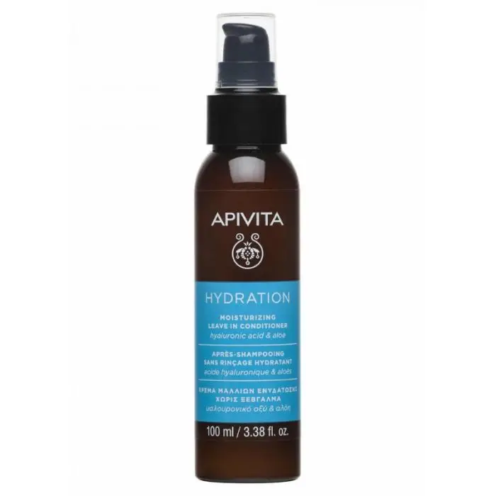 ss Apivita Hydration Moisturizing Leave In Conditioner Κρέμα Μαλλιών Χωρίς Ξέβγαλμα, 100ml - Image 1