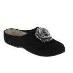 Γυναικεία ανατομική παντόφλα Naturelle Παντόφλα 1323 Μαύρη