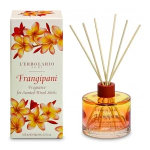 L'Erbolario Frangipani Fragrance For Scented Wood Sticks -Αρωματικό Χώρου 125ml