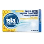 FarmaSyn Isla Medic Acute Παστίλιες για το Λαιμό γεύση Εσπεριδοειδή & Μέλι 20τμχ