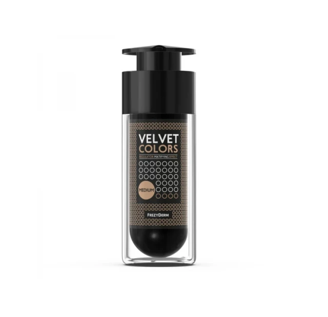 8 Frezyderm Velvet Colors Μake Up Medium, 30ml - Image 1