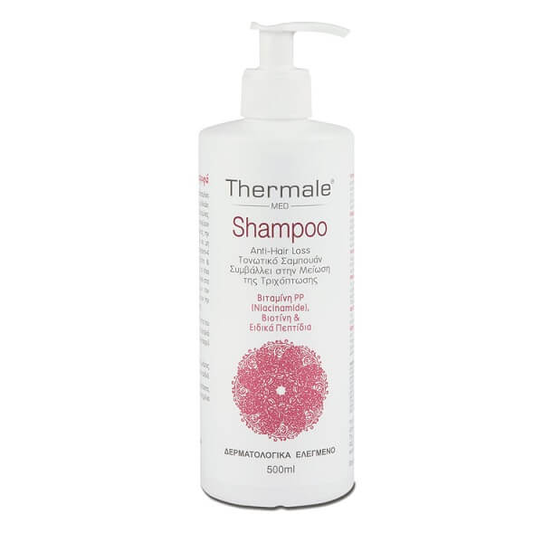 55555 Thermale Anti-hair Loss Shampoo, Τονωτικό Σαμπουάν κατά της τριχόπτωσης 500ml - Image 1
