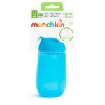 Munchkin Simple Clean Straw Cup 12M+, Παιδικό Μπουκάλι με Καλαμάκι, Μπλε - 296ml