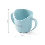 BabyOno Be Active Flow Ergonomic Training Cup Light Blue - Image 3