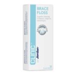 Jordan Clinic Brace Floss Οδοντικό Νήμα Ιδανικό για Σιδεράκια, Γέφυρες & Εμφυτεύματα, 50τεμ.