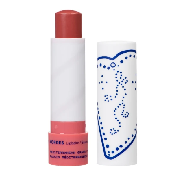 2 Korres Balsam Lip Balm Mediterranean Grape Tinted 4.5g - Image 1