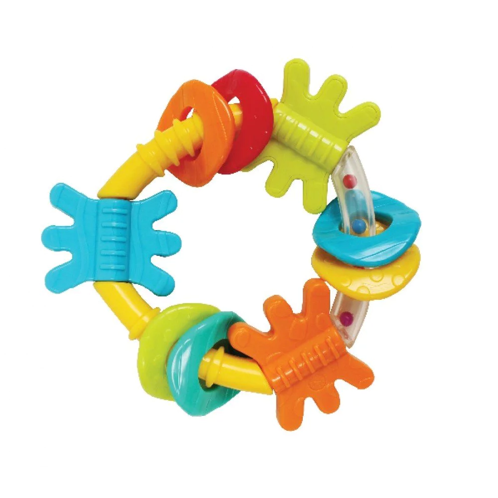 00 Playgro Triangle Teether / Δακτύλιος οδοντοφυίας 3m+ - ΚΙΤΡΙΝΟ - Image 1