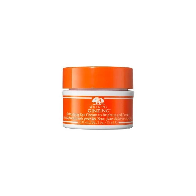 22 Origins Ginzing Warm Refreshing Eye Cream Cool To Brighten & Depuff Δροσιστική Κρέμα Ματιών Λάμψης & Αποσυμφόρησης με Χρώμα, 15ml - Image 1