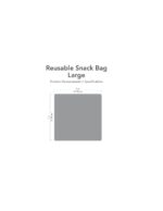 Bumkins Reusable Snack Bag Large Cacti 1τμχ - Image 4