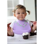 Make My Day Baby Bib Σαλιάρα Σιλικόνης Lilac - Jewels - Image 2