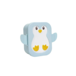 YUKO.B: Δοχείο φαγητού με χώρισμα/ Snack box Penguin Blue - Image 2