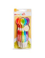 Munchkin Set Soft Tip Spoons Βρεφικά Κουτάλια σε Έντονα Χρώματα, 6τεμ
