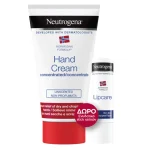 Neutrogena Promo Hand Cream Unscented Ενυδατική Κρέμα Χεριών Χωρίς Άρωμα, 75ml & Δώρο Lip Care Stick για Φροντίδα των Χειλιών, 4,8g