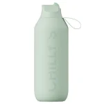 Chillys Series2 Flip Ανοξείδωτο Θερμός με Καλαμάκι Lichen Green 500ml