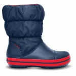 Crocs Winter Puff Boot Kids - Navy/Red