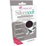 VICAN Carnation Silversock Ισοθερμικές Κάλτσες Υψηλής Ποιότητας με Θερμοδυναμικές, Αντιμικροβιακές & Αντισηπτικές Ιδιότητες από Καθαρό Ασήμι No 36-40 σε Μαύρο Χρώμα 1 Ζευγάρι