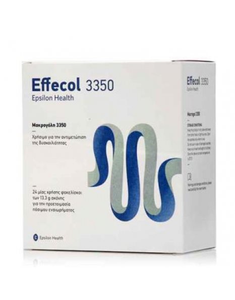 4 Epsilon Health Effecol 3350 Μακρογόλη για την Αντιμετώπιση της Δυσκοιλιότητας, 24 φακελίσκοι - Image 1