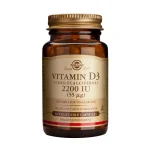 Solgar Vitamin D3 2200IU (55μg) Συμπλήρωμα Διατροφής Βιταμίνης D3 με Πολλαπλά Οφέλη για τον Οργανισμό, Ιδανικό για την Υγεία των Οστών & των Αρθρώσεων, 50veg.caps