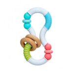 Munchkin Sili Twisty Bendable Multi-Texture Teether Μασητικός Κρίκος Οδοντοφυΐας Χωρίς BPA από Σιλικόνη, 1τεμ