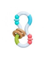 Munchkin Sili Twisty Bendable Multi-Texture Teether Μασητικός Κρίκος Οδοντοφυΐας Χωρίς BPA από Σιλικόνη, 1τεμ