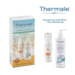 Thermale Med Sunscreen Face Cream SPF50 Για Πρόσωπο & Λαιμό, 75ml & Face Cleansing Soap-Καθαριστικό Σαπούνι για Πρόσωπο & Λαιμό, 250ml