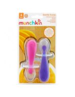 Munchkin Gentle Scoop Silicone Training Spoons Σετ Κουτάλια Σιλικόνης 6m+, 2τεμ