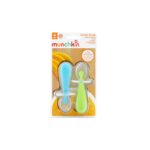 Munchkin Gentle Scoop Silicone Training Spoons Blue-Green Σετ Κουτάλια Σιλικόνης 6m+, 2τεμ
