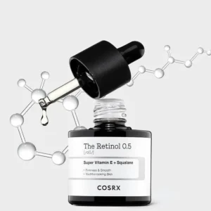 COSRX The Retinol 0.5 Oil – Ορός Προσώπου Υψηλής Ισχύος με Ρετινόλη 0.5%, Super Bιταμίνη Ε και Σκουαλένιο 20ml