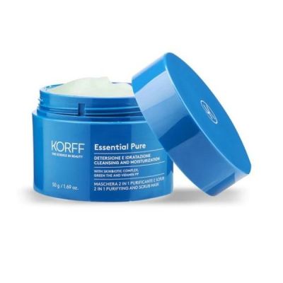 00 Korff Essential Pure 2 In 1 Purifying And Scrub Mask Μάσκα Προσώπου Διπλής Δράσης 50 g - Image 1