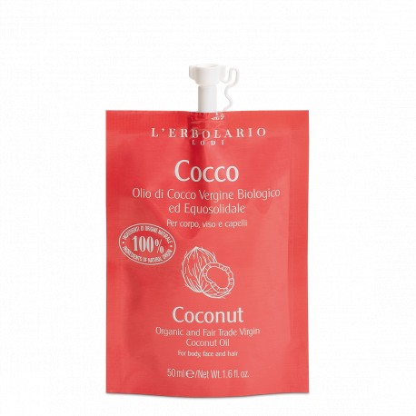 11 L' Erbolario Cocco Coconut Oil For Body, Face And Hair 50ml-Οργανικό έλαιο Cocco για μαλλιά πρόσωπο και σώμα - Image 1