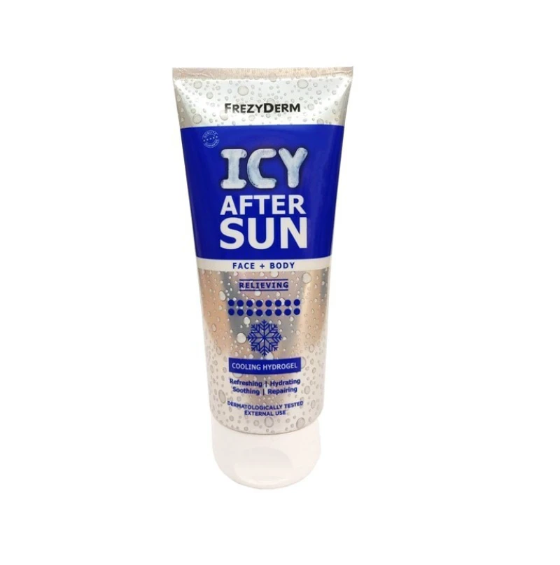 icy Frezyderm Icy After Sun Δροσερό Gel για Μετά τον Ήλιο για Πρόσωπο & Σώμα, 200ml - Image 1