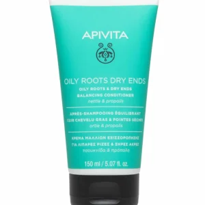 Apivita Oily Roots Dry Ends Balancing Conditioner Κρέμα Μαλλιών Εξισορρόπησης για Λιπαρές Ρίζες & Ξηρές Άκρες, με Τσουκνίδα & Πρόπολη, 150ml