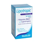Health Aid Lipotropic Vitamins B & C, 60tabs