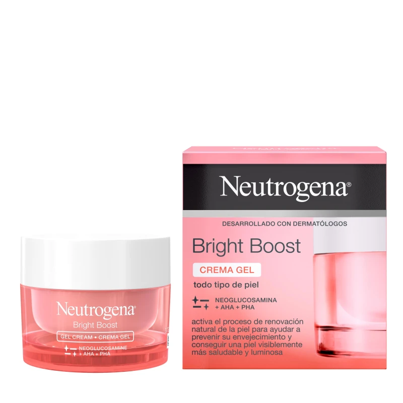 bright boost Neutrogena Bright Boost Κρέμα Gel Προσώπου Αντιγήρανσης & Λάμψης, 50ml - Image 1