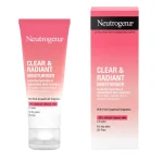 Neutrogena Clear & Radiant Moisturiser Ενυδατική Κρέμα Προσώπου με Pink Grapefruit, 50ml