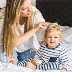 Μαλακή Φυσική Βούρτσα και Χτένα Babyono Μέντα - Image 2