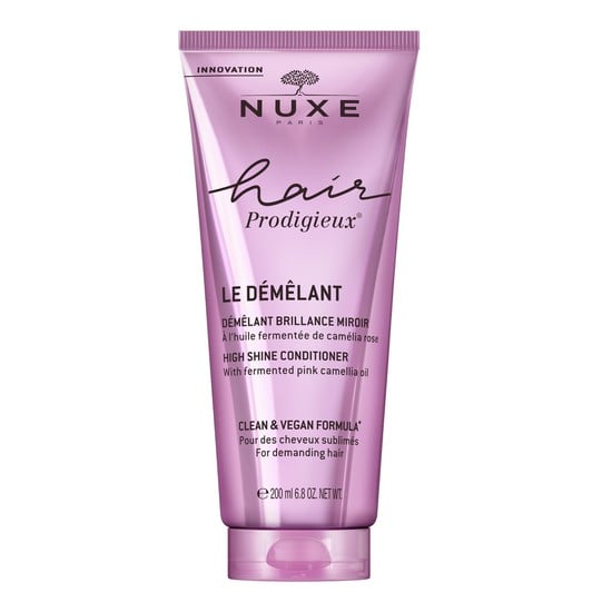 4 Nuxe Hair Prodigieux High Shine Conditioner Μαλακτική Κρέμα Λάμψης με Εκχύλισμα Ελαίου Ροζ Καμέλιας, 200ml - Image 1