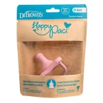 Dr. Brown's Happy Paci Πιπίλα Σιλικόνης για 0+ μηνών Ροζ, 1τμχ